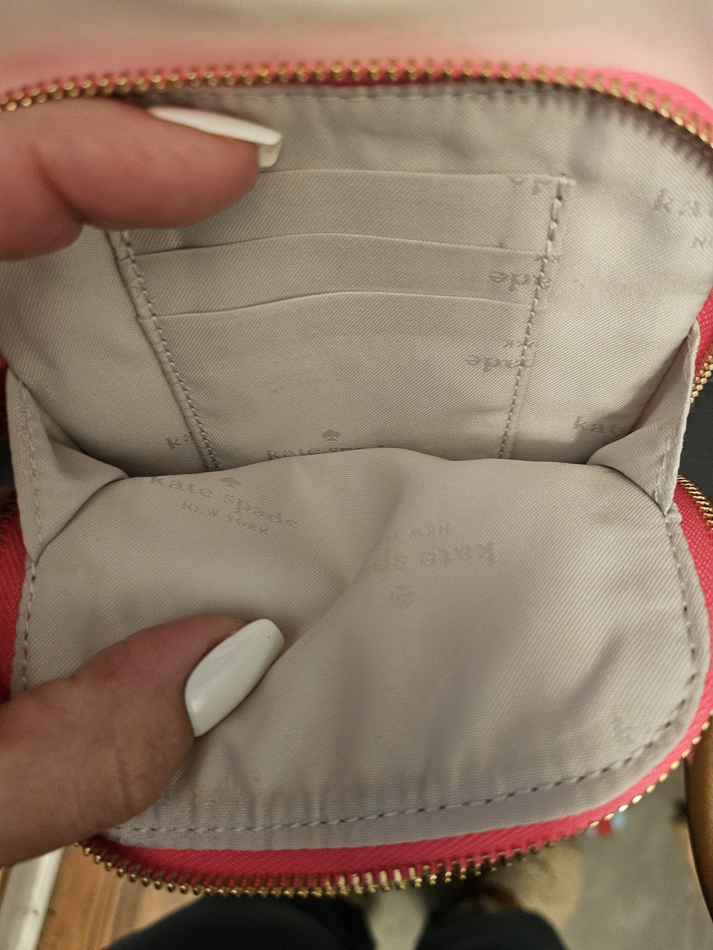 Kate Spade New York Cream and Pink Crossbody Bag - Picture 3 of 6